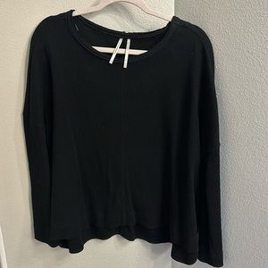 Anthropologie waffle knit top